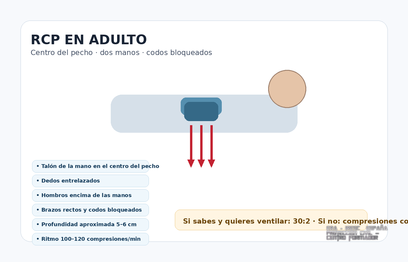 RCP en adulto
