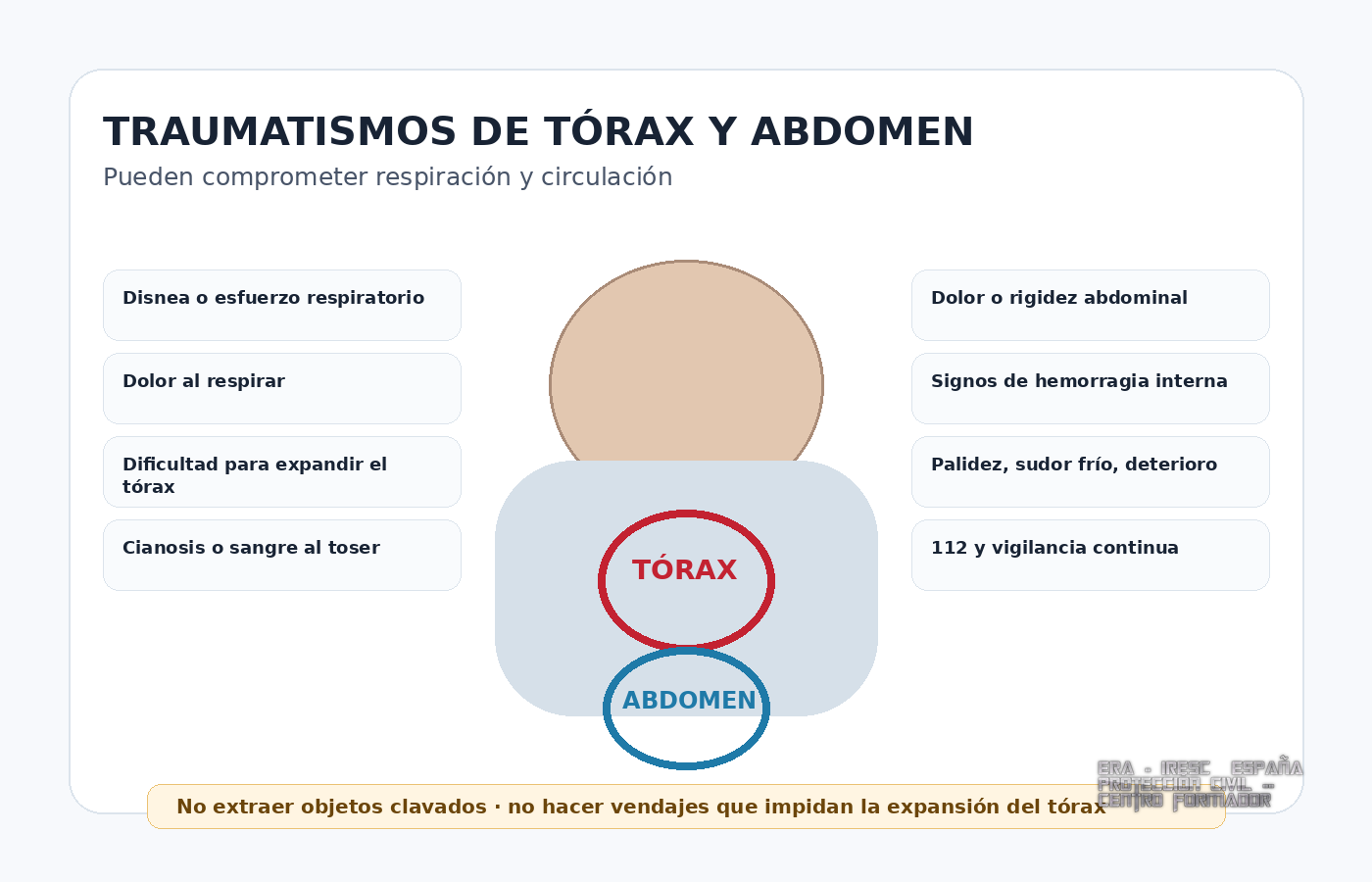 Traumatismos de tórax y abdomen