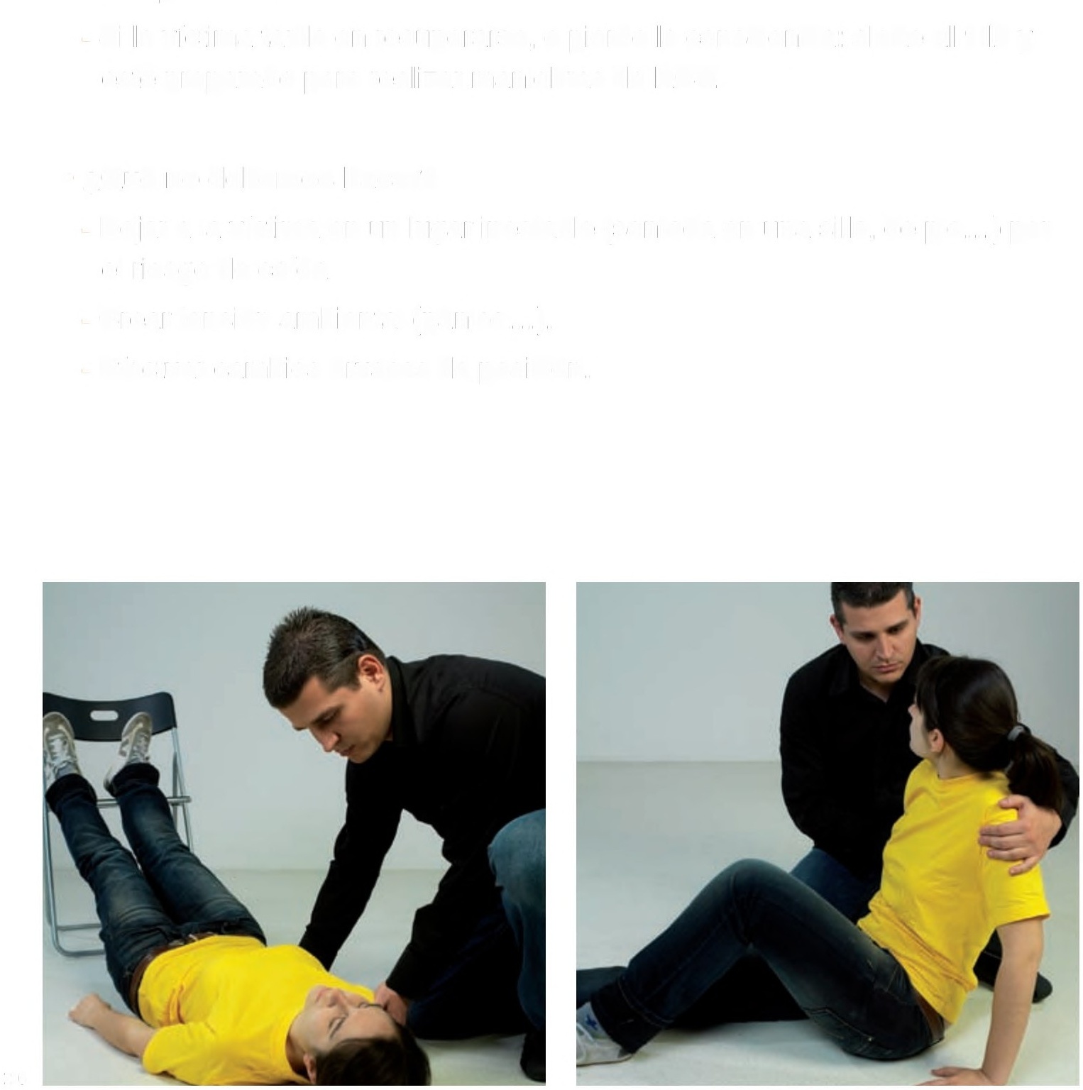 Imagen del PowerPoint mostrando vigilancia y colocación de una víctima