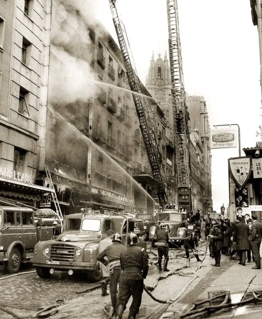 Almacenes Arias, la pesadilla de los bomberos de Madrid